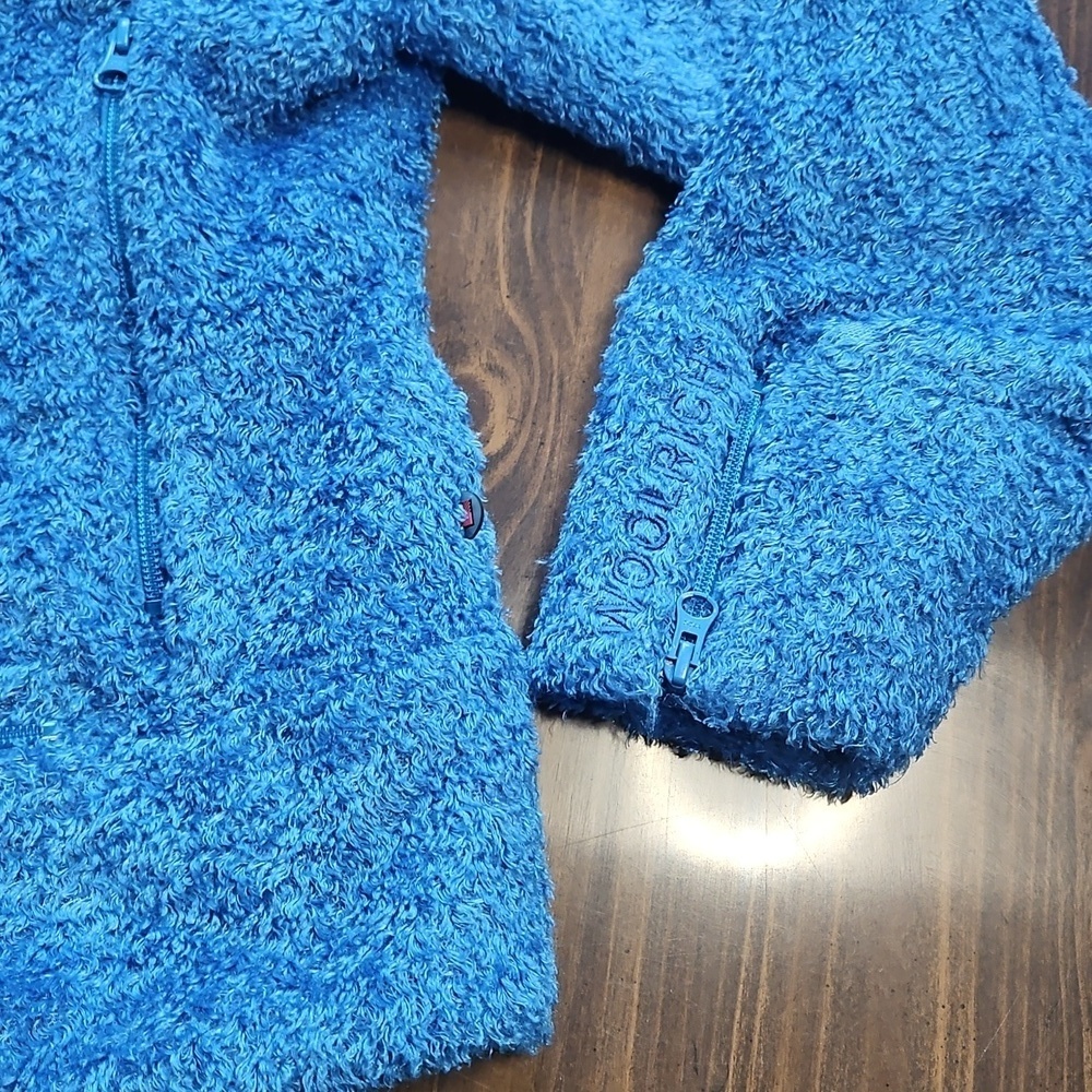 Woolrich Blue Fleece Zip-Up Jacket - Picture 3 of 14